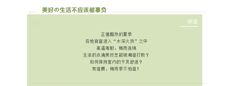 如何避免生活的樂趣被潮濕影響？