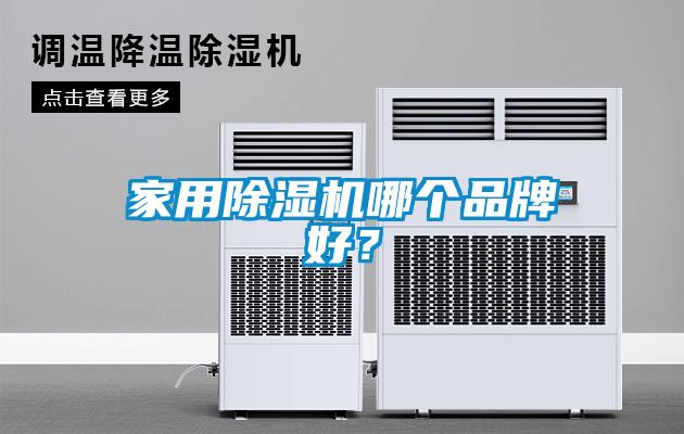 家用除濕機哪個品牌好？