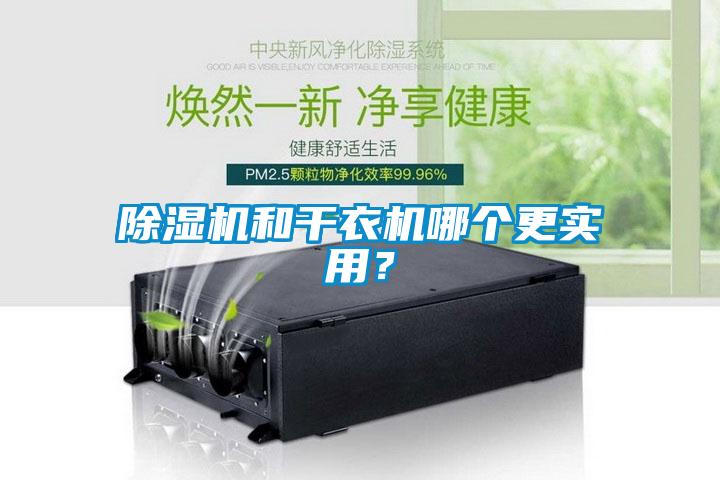 除濕機和干衣機哪個更實用？