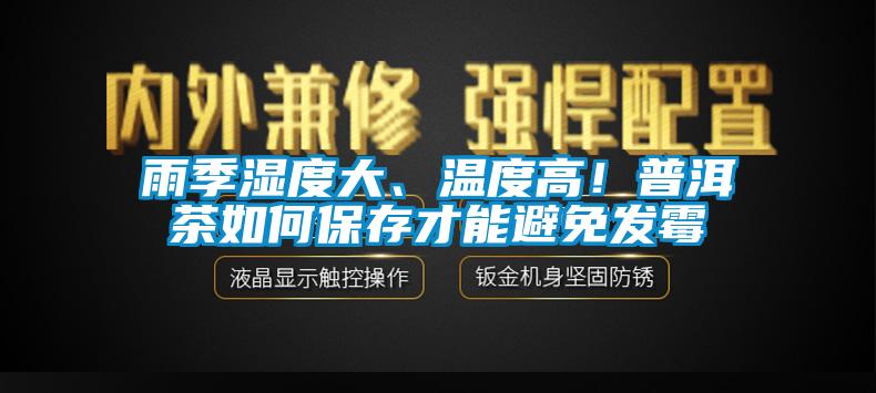 雨季濕度大、溫度高！普洱茶如何保存才能避免發(fā)霉