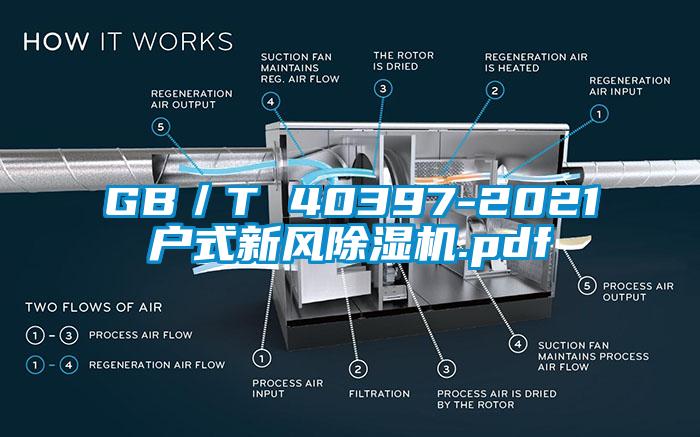 GB／T 40397-2021戶式新風(fēng)除濕機(jī).pdf