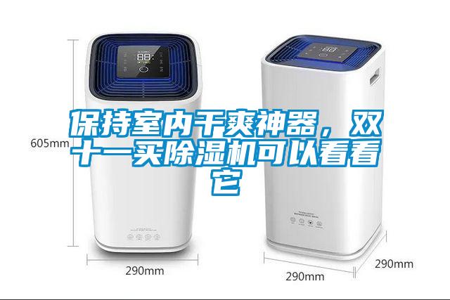 保持室內(nèi)干爽神器，雙十一買除濕機(jī)可以看看它