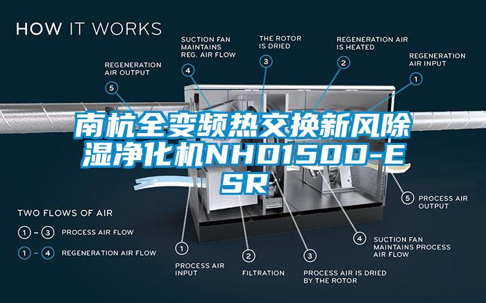 南杭全變頻熱交換新風除濕凈化機NHD150D-ESR