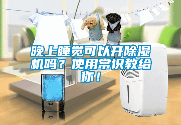 晚上睡覺可以開除濕機嗎？使用常識教給你！