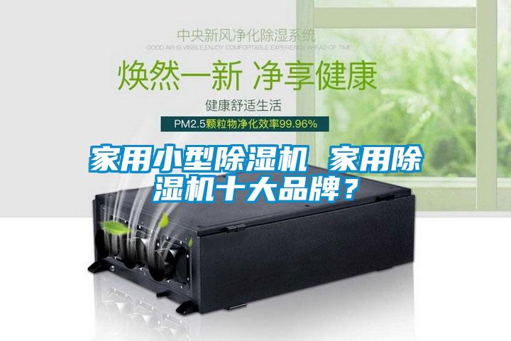 家用小型除濕機 家用除濕機十大品牌？