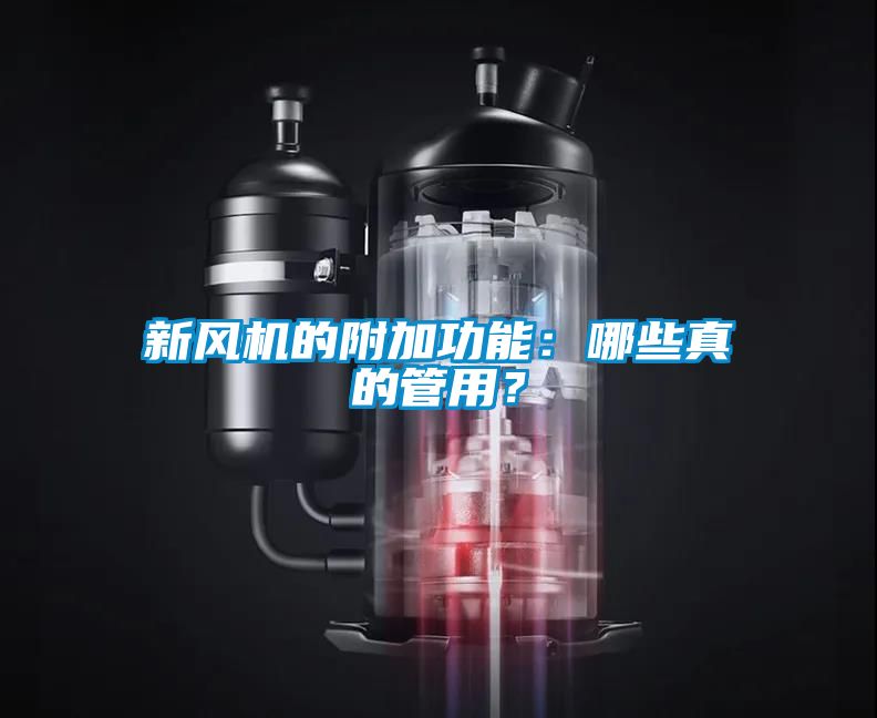 新風機的附加功能：哪些真的管用？