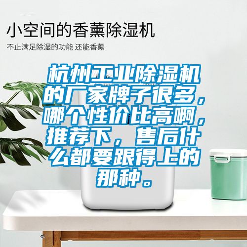 杭州工業(yè)除濕機的廠家牌子很多，哪個性價比高啊，推薦下，售后什么都要跟得上的那種。