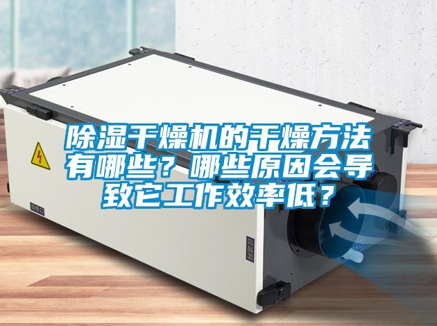 除濕干燥機的干燥方法有哪些？哪些原因會導致它工作效率低？