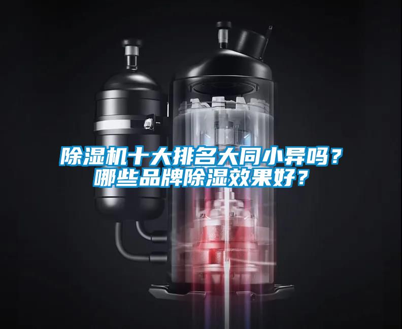 除濕機(jī)十大排名大同小異嗎？哪些品牌除濕效果好？