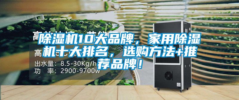 除濕機(jī)10大品牌，家用除濕機(jī)十大排名，選購(gòu)方法+推薦品牌！