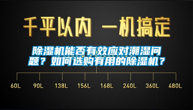 除濕機能否有效應對潮濕問題？如何選購有用的除濕機？